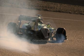 World © Octane Photographic Ltd. Formula 1 Winter Test Jerez – Day 1 – Tuesday 5th February 2013. Caterham CT03 - Giedo van der Garde. Digital Ref: 0571lw1d7834