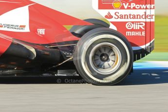 World © Octane Photographic Ltd. Formula 1 Winter Test Jerez – Day 1 – Tuesday 5th February 2013. Ferrari F138 exhaust detail – Felipe Massa. Digital Ref: 0571lw1d7975