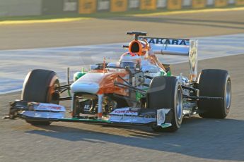 World © Octane Photographic Ltd. Formula 1 Winter testing, Jerez, 6th February 2013, morning sessions. Sahara Force India VJM06 – Paul di Resta. Digital Ref: 0572cb7d6892