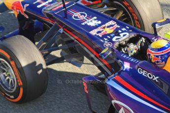 World © Octane Photographic Ltd. Formula 1 Winter testing, Jerez, 6th February 2013. Infiniti Red Bull Racing RB9. Mark Webber. Digital Ref: 0572cb7d6935
