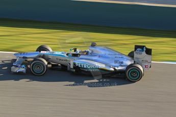 World © Octane Photographic Ltd. Formula 1 Winter testing, Jerez, 6th February 2013. Mercedes AMG Petronas F1 W04, Lewis Hamilton. Digital Ref: 0572cb7d6959