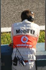 World © Octane Photographic Ltd. Formula 1 Winter testing, Jerez, 6th February 2013. Vodafone McLaren Mercedes MP4/28. 
Digital Ref: 0572cb7d7033