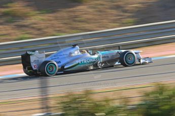 World © Octane Photographic Ltd. Formula 1 Winter testing, Jerez, 6th February 2013. Mercedes AMG Petronas F1 W04, Lewis Hamilton. Digital Ref: 0572cb7d7070