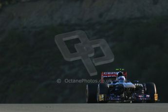 World © Octane Photographic Ltd. Formula 1 Winter testing, Jerez, 6th February 2013. Toro Rosso STR8, Daniel Ricciardo. Digital Ref: 0572lw1d8784