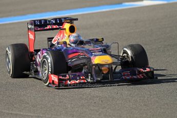 World © Octane Photographic Ltd. Formula 1 Winter testing, Jerez, 7th February 2013. Infiniti Red Bull Racing RB9, Sebastian Vettel. Digital Ref: 0573cb7d2405