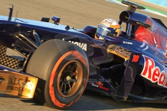 World © Octane Photographic Ltd. Formula 1 Winter testing, Jerez, 7th February 2013. Toro Rosso STR8, Jean-Eric Vergne. Digital Ref: 0573cb7d7126