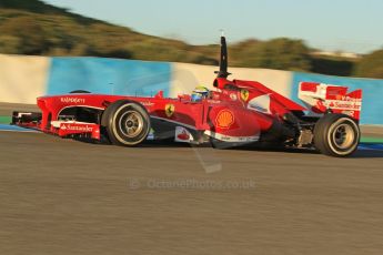 World © Octane Photographic Ltd. Formula 1 Winter testing, Jerez, 7th February 2013. Ferrari F138 – Felipe Massa. Digital Ref: 0573cb7d7130