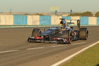 World © Octane Photographic Ltd. Formula 1 Winter testing, Jerez, 7th February 2013. Sauber C32, Esteban Gutierrez. Digital Ref: 0573cb7d7142