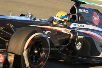 World © Octane Photographic Ltd. Formula 1 Winter testing, Jerez, 7th February 2013. Sauber C32, Esteban Gutierrez. Digital Ref: 0573cb7d7145