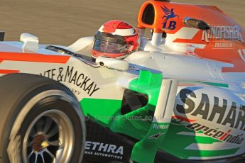 World © Octane Photographic Ltd. Formula 1 Winter testing, Jerez, 7th February 2013, morning sessions. Sahara Force India VJM06 – Paul di Resta. Digital Ref: 0573cb7d7166