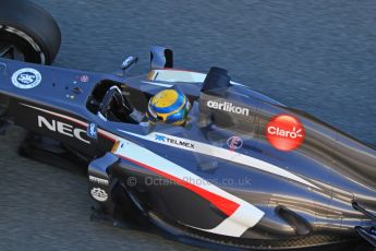 World © Octane Photographic Ltd. Formula 1 Winter testing, Jerez, 7th February 2013. Sauber C32, Esteban Gutierrez. Digital Ref: 0573cb7d7178