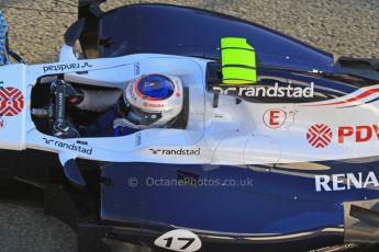 World © Octane Photographic Ltd. Formula 1 Winter testing, Jerez, 7th February 2013. Williams FW34, Valterri Bottas. Digital Ref: 0573cb7d7184