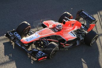 World © Octane Photographic Ltd. Formula 1 Winter testing, Jerez, 7th February 2013. Marussia MR02, Max Chilton. Digital Ref: 0573cb7d7207