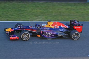 World © Octane Photographic Ltd. Formula 1 Winter testing, Jerez, 7th February 2013. Infiniti Red Bull Racing RB9, Sebastian Vettel. Digital Ref: 0573cb7d7236