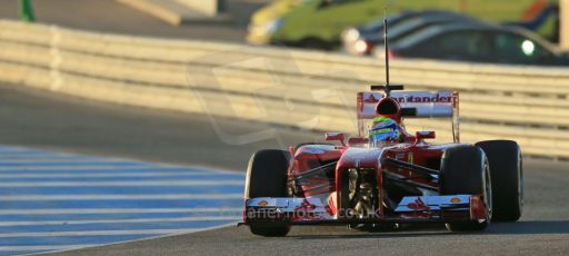 World © Octane Photographic Ltd. Formula 1 Winter testing, Jerez, 7th February 2013. Ferrari F138 – Felipe Massa. Digital Ref: 0573lw1d8906