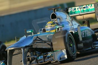 World © Octane Photographic Ltd. Formula 1 Winter testing, Jerez, 7th February 2013. Mercedes AMG Petronas F1 W04, Nico Rosberg. Digital Ref: 0573lw1d8941