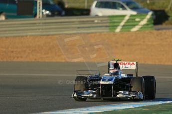 World © Octane Photographic Ltd. Formula 1 Winter testing, Jerez, 7th February 2013. Williams FW34, Valterri Bottas. Digital Ref: 0573lw1d8949