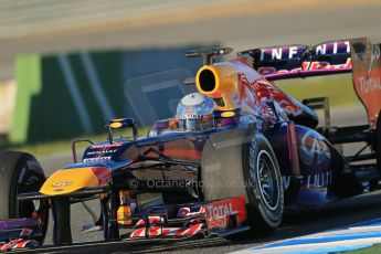 World © Octane Photographic Ltd. Formula 1 Winter testing, Jerez, 7th February 2013. Infiniti Red Bull Racing RB9, Sebastian Vettel. Digital Ref: 0573lw1d9139