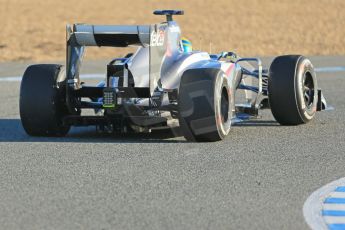 World © Octane Photographic Ltd. Formula 1 Winter testing, Jerez, 7th February 2013. Sauber C32, Esteban Gutierrez. Digital Ref: 0573lw1d9179