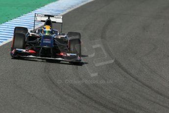 World © Octane Photographic Ltd. Formula 1 Winter testing, Jerez, 7th February 2013. Sauber C32, Esteban Gutierrez. Digital Ref: 0573lw1d9228