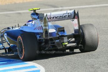 World © Octane Photographic Ltd. Formula 1 Winter testing, Jerez, 7th February 2013. Williams FW34, Valterri Bottas. Digital Ref: 0573lw1d9385