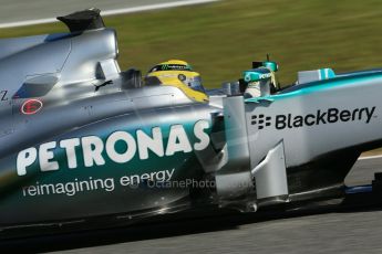 World © Octane Photographic Ltd. Formula 1 Winter testing, Jerez, 7th February 2013. Mercedes AMG Petronas F1 W04, Nico Rosberg. Digital Ref: 0573lw1d9417