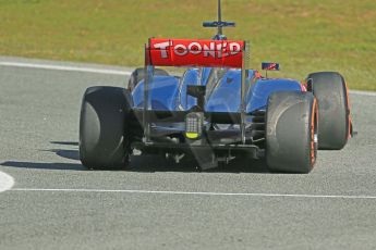 World © Octane Photographic Ltd. Formula 1 Winter testing, Jerez, 7th February 2013. Vodafone McLaren Mercedes MP4/28, Jenson Button. Digital Ref: 0573lw1d9482