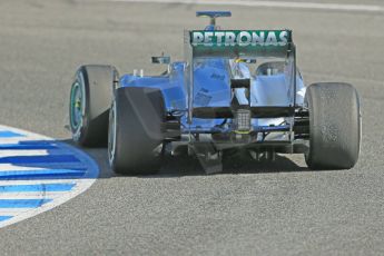 World © Octane Photographic Ltd. Formula 1 Winter testing, Jerez, 7th February 2013. Mercedes AMG Petronas F1 W04, Nico Rosberg. Digital Ref: 0573lw1d9491