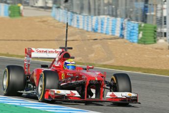 World © Octane Photographic Ltd. Formula 1 Winter testing, Jerez, 7th February 2013. Ferrari F138 – Felipe Massa. Digital Ref: 0573lw1d9595