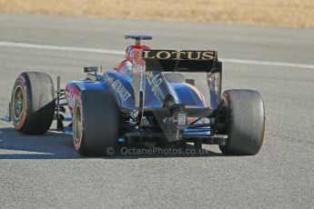 World © Octane Photographic Ltd. Formula 1 Winter testing, Jerez, 7th February 2013. Lotus E31, Kimi Raikkonen. Digital Ref: 0573lw1d9635