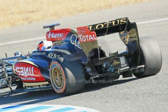 World © Octane Photographic Ltd. Formula 1 Winter testing, Jerez, 7th February 2013. Lotus E31, Kimi Raikkonen. Digital Ref: 0573lw1d9652