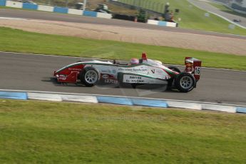 World © Octane Photographic Ltd. MSV F3 Cup, Donington Park, Qualifying 28th September 2013. MBR (Mark Bailey Racing), Dallara F307 Toyota Piedrafita, Alice Powell. Digital Ref : 0832lw1d8961