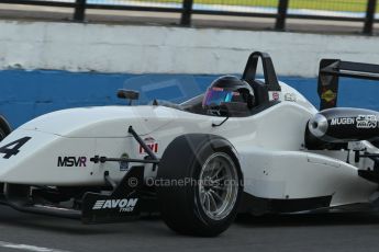World © Octane Photographic Ltd. MSV F3 Cup, Donington Park, Qualifying 28th September 2013. Magic Motorsport, Dallara F306 Mugen Honda, Mark Harrison. Digital Ref : 0832lw1d9168