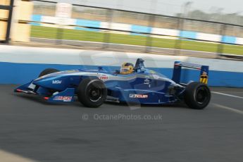 World © Octane Photographic Ltd. MSV F3 Cup, Donington Park, Qualifying 28th September 2013. Dallara F301 Opel Spiess, Dave Karaskas. Digital Ref : 0832lw1d9193