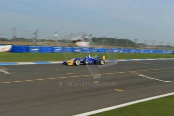 World © Octane Photographic Ltd. MSV F3 Cup, Donington Park, Qualifying 28th September 2013. MBR (Mark Bailey Racing), Dallara F305/6 Toyota, Frank Thomas. Digital Ref : 0832lw1d9512