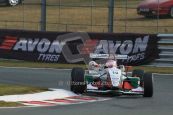 World © Octane Photographic Ltd. F3 Cup – Oulton Park, Monday 1st April 2013 – Race 2. Alice Powell – Mark Bailey Racing - Dallara F305. Digital Ref : 0626lw1d0304