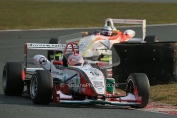 World © Octane Photographic Ltd. F3 Cup – Oulton Park, Monday 1st April 2013 – Race 2. Alice Powell – Mark Bailey Racing - Dallara F305. Digital Ref : 0626lw1d0310