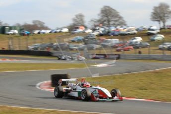 World © Octane Photographic Ltd. F3 Cup – Oulton Park, Monday 1st April 2013 – Race 2. Alice Powell – Mark Bailey Racing - Dallara F305. Digital Ref : 0626lw7d3848