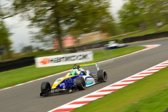 World © Octane Photographic Ltd. BRDC Formula 4 (F4) Championship - Brands Hatch, May 17th 2013. MSV F4-013, HHC Motorsport – Gustavo Lima. Digital Ref : 0677ce7d0604