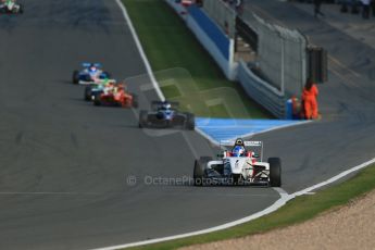 World © Octane Photographic Ltd. BRDC Formula 4 (F4) Race 1, Donington Park 28th September 2013. MSVF4-13, Lanan Racing, Jake Hughes. Digital Ref : 0833lw1d9651