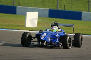 World © Octane Photographic Ltd. BRDC Formula 4 (F4) Race 1, Donington Park 28th September 2013. MSVF4-13, Team KBS, James Fletcher. Digital Ref : 0833lw1d9802