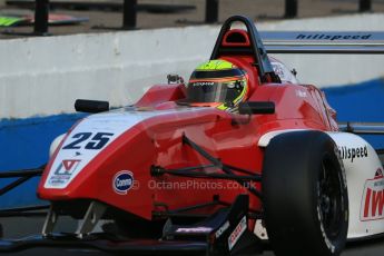 World © Octane Photographic Ltd. BRDC Formula 4 (F4) Race 1, Donington Park 28th September 2013. MSVF4-13, Hillspeed, Struan Moore. Digital Ref : 0833lw1d9875