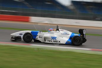 World © Octane Photographic Ltd. BRDC Formula 4 (F4) Championship Silverstone, April 27th 2013. MSV F4-013, Mark Goodwin Racing, Diego Menchaca.  Digital Ref : 0642cb7d9380