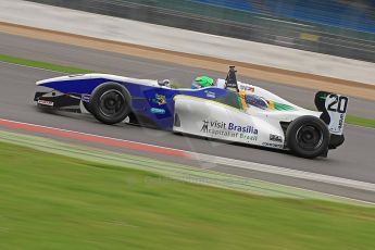 World © Octane Photographic Ltd. BRDC Formula 4 (F4) Championship, Silverstone, April 27th 2013. MSV F4-013, HHC Motorsport, Gustavo Lima. Digital Ref : 0642cb7d9410