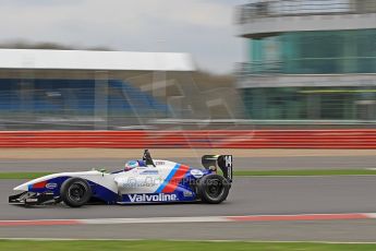 World © Octane Photographic Ltd. BRDC Formula 4 (F4) Championship, Silverstone, April 27th 2013. MSV F4-013, Mark Goodwin Racing, Jake Dalton.  Digital Ref : 0642cb7d9445