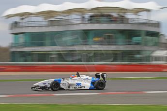World © Octane Photographic Ltd. BRDC Formula 4 (F4) Championship Silverstone, April 27th 2013. MSV F4-013, Mark Goodwin Racing, Diego Menchaca.  Digital Ref : 0642cb7d9448
