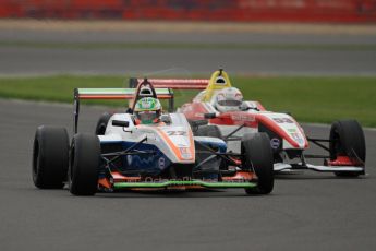 World © Octane Photographic Ltd. BRDC Formula 4 (F4) Championship, Silverstone, April 27th 2013. MSV F4-013, James Greenway and MattRBell Racing Team E-Lites, Matthew ( Matt ) Bell. Digital Ref : 0642lw7d6969
