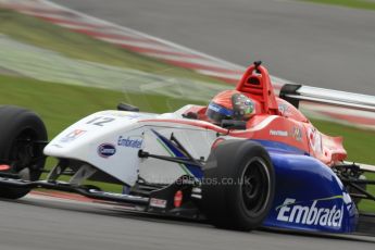 World © Octane Photographic Ltd. BRDC Formula 4 (F4) Championship, Silverstone, April 27th 2013. MSV F4-013, Mark Goodwin Racing, Pietro Fittipaldi.  Digital Ref : 0642lw7d6996
