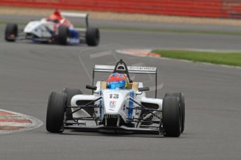 World © Octane Photographic Ltd. BRDC Formula 4 (F4) Championship Silverstone, April 27th 2013. MSV F4-013, Mark Goodwin Racing, Diego Menchaca.  Digital Ref : 0642lw7d7092