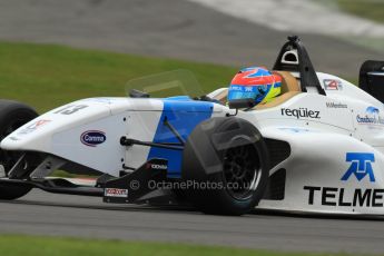 World © Octane Photographic Ltd. BRDC Formula 4 (F4) Championship Silverstone, April 27th 2013. MSV F4-013, Mark Goodwin Racing, Diego Menchaca.  Digital Ref : 0642lw7d7097